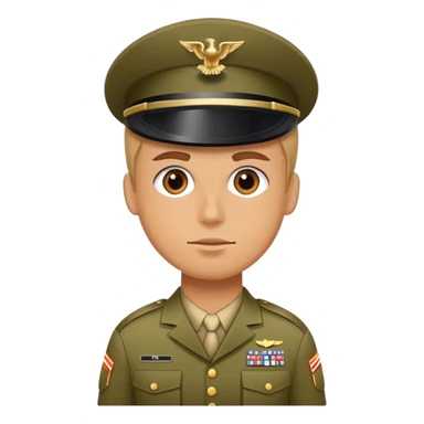 photorealistic American soldiers in full height sticker