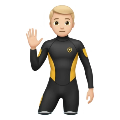diver wetsuit only wetsuit sticker