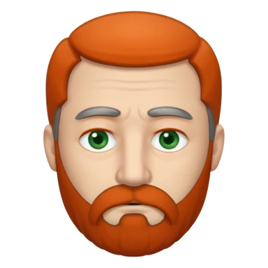 Greenish grey eyed adult man with sad eyes, poor short dark grey hair and a very long beard hanging. Pale skin. He's serious and looks tired. Make sure his hair and beard are both dark grey. sticker