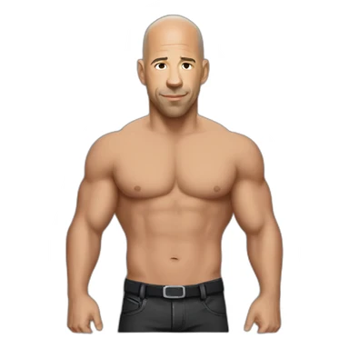 Vin diesel gigachad sticker