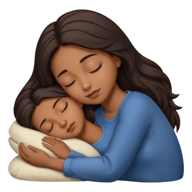 Morena dormindo sticker