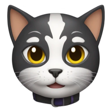 cat in hawkeye suit sticker