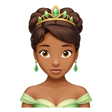 Tiana Disney princess sticker