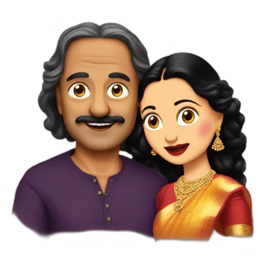 Ravishankar loves Rekha sticker