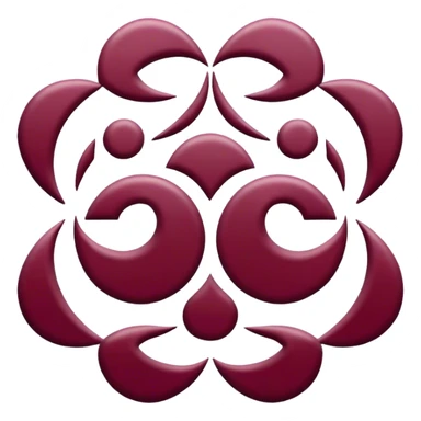 Zen data Burgundy color sticker