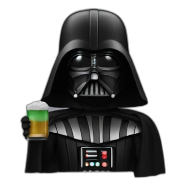 dark-vador-beer sticker