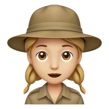 safari hat sticker