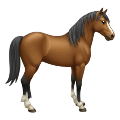 Cheval sur cheval sticker