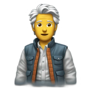 back to the future sticker