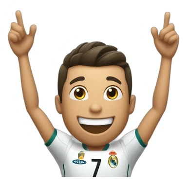 Cr7 celebrating suiii sticker