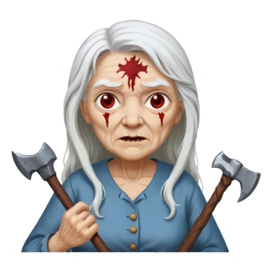 Granny horror game sticker