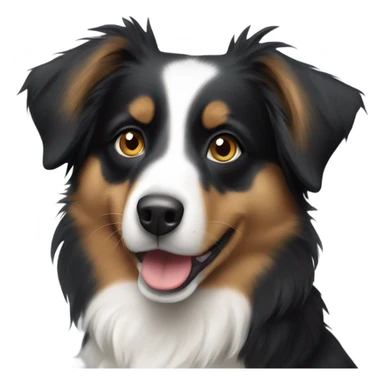 mini aussie shepard mix sticker