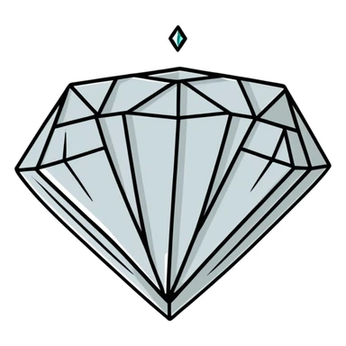 silver diamond sticker