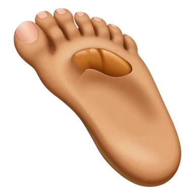 missing toe of a foot sticker