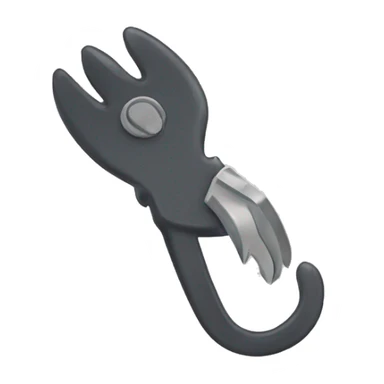 Claw clip sticker