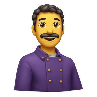 Berenjena y durazno sticker