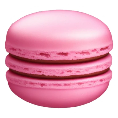 pink macaroon sticker