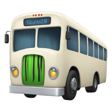 bus with technology sticker