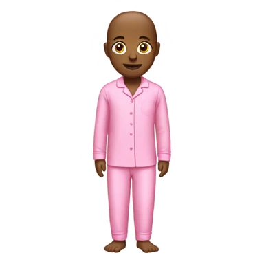 pink person in pink pajamas sticker