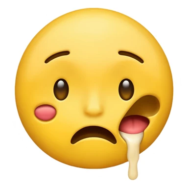 Create an emoji choking itself sticker