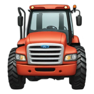 Un tracteur ford sticker