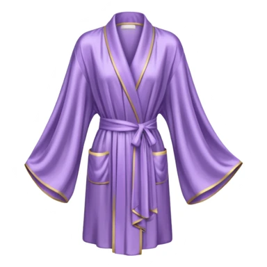 Light purple silk robe sticker