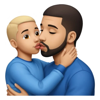 drake kissing drake kissing drake kissing drake sticker