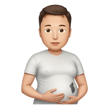 elon musk pregnant  sticker