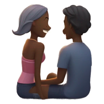 happy moment by the ocean sunset sticker