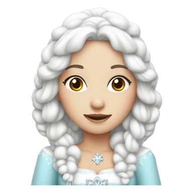  White Snow Maiden sticker
