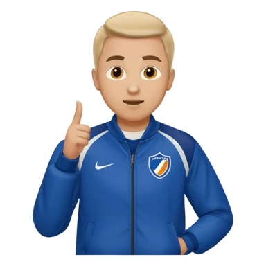 soccer mentor giving a pep talk sticker