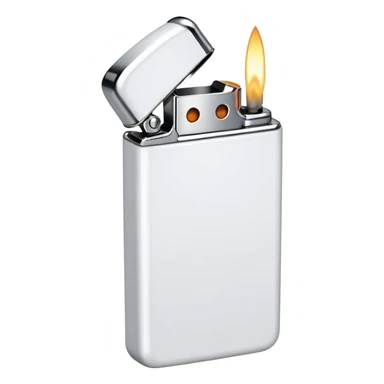 white lighter sticker