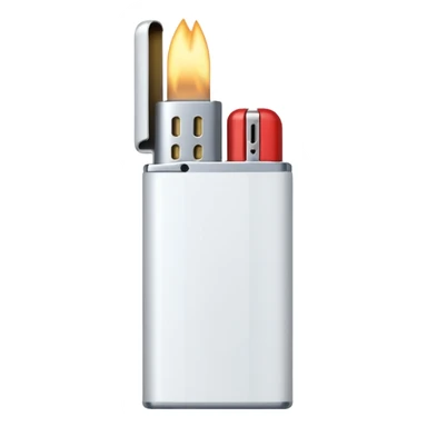 white lighter sticker
