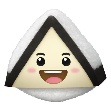 Joyful onigiri sticker
