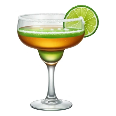 Margarita in a whiskey glass sticker