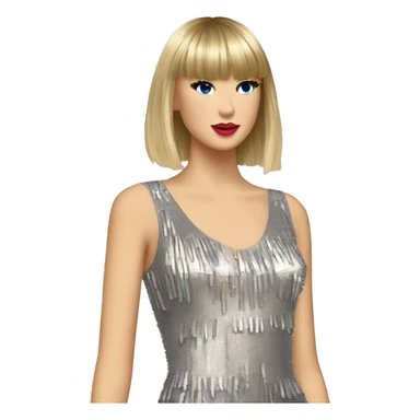 taylor swift short sparkly fringe dress  sticker