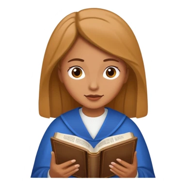 woman reading a bible sticker
