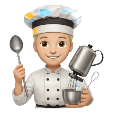 Mixer with Chef sticker