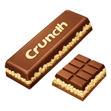 Nestle crunch bar bitten sticker