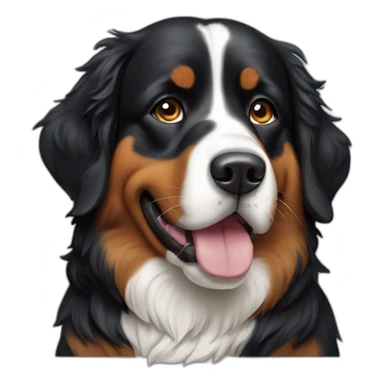 A dit bernese dog sticker