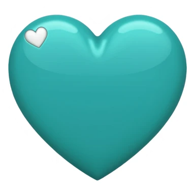 Teal heart with Canadian dollars sticker