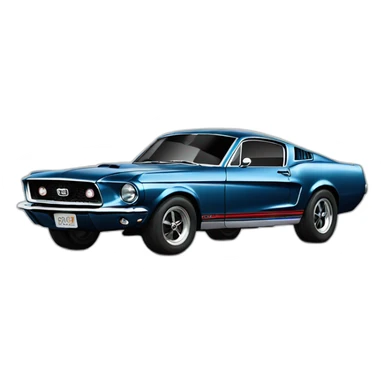 Mustang 1967 fastback sticker