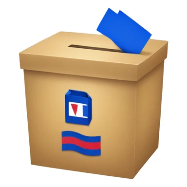 vote box with dominican box sticker