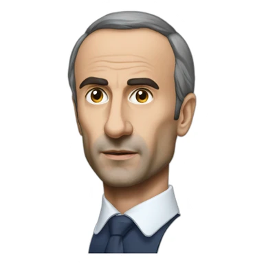 Combat de boxe macron vs Zemmour sticker