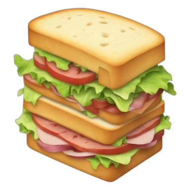 happy sandwich sticker