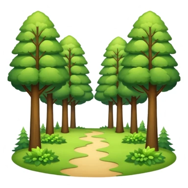 clearing" an open space in a forest, light, spacious, minimal. sticker