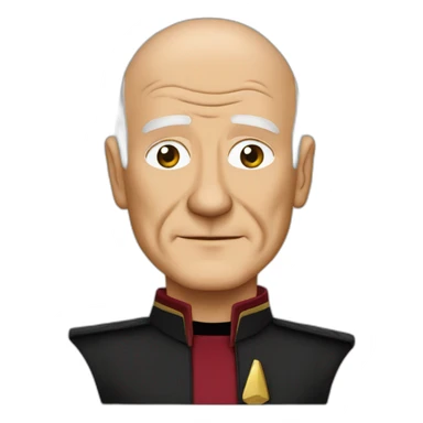 Captain picard sticker