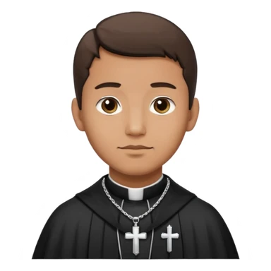 The priest who presides over the wedding sticker