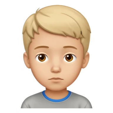 thinking boy emoji sticker