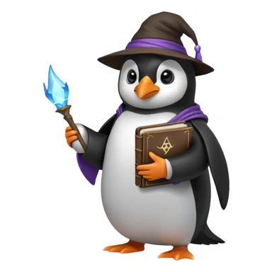 Un piguino echisero sticker